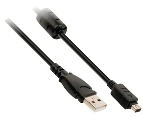 12 Broche Câble USB pour Olympus CB-USB5 CB-USB6 CB-USB8 C170 C180 C480 C500 - Photo 1/1