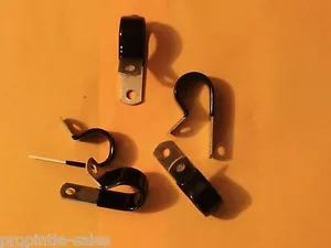 (5) Línea de manguera de encendido de combustible de freno combustible de freno de aluminio P CLAMP recubierto de vinilo - Imagen 1 de 1