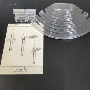 Hansgrohe Soap Dish. Clear. Cassetta-F. 28688 N7 - Picture 1 of 5