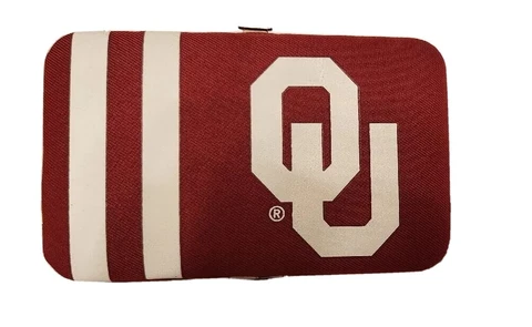 Oklahoma Sooners Wristlet Wallet/Purse Licenced, New Cover