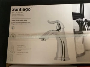 Pfister bath  faucet chrome   Single Control W/Pop-up Drain LF042STOC Y8 - Picture 1 of 3
