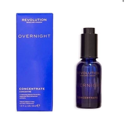 Concentrado de aceite para piel Revolution Skincare London Overnight 1,01 oz restaurador vegano Foto 1 de 3