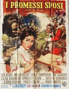 Grande manifesto "I Promessi sposi" Regia Mario Maffei 1964 - Foto 1 di 1