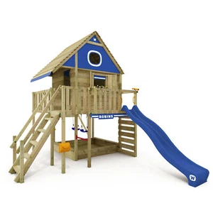 WICKEY Spielturm Stelzenhaus Smart LakeHouse - Spielhaus mit Schaukel & Rutsche - Bild 1 von 10