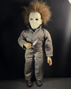 Michael Myers Statuina in ceramica 17" con MUSICA spaventosa come Lui!! /Riproduce raccoglitore musicale - Foto 1 di 22