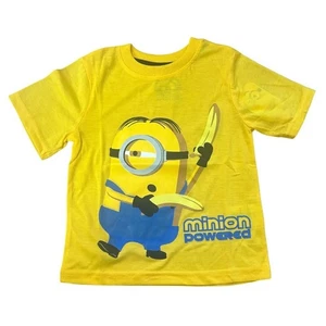 Despicable Me Minion Powered Little Boy's Graphic Print T-Shirt Size 4 NWT - Picture 1 of 5