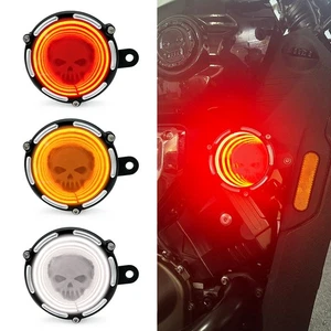 Motorcycle Spot Lights Auxiliary Headlight Driving Lamp Yellow White Red Horror - Bild 1 von 17