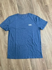 Tommy Jeans Men's T-Shirt Slim Fit Blue Size Large - Picture 1 of 4