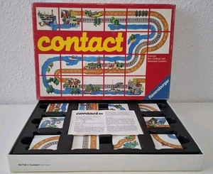 🎲 Contact Komplett Top Zustand. Kartenlegespiel von Ravensburger 1984 🎲 - Bild 1 von 7