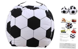 Stuffed Animal Storage Bean Bag Chair for Kids and Adults, Lightweight Bean - Picture 1 of 5