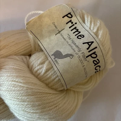 Пряжа Galler HEATHER PRIME Superfine ALPACA — отбеленная белая 665 ярдов Перу - Изображение 1 из 4
