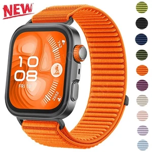 Braided Nylon Loop Strap Watch Band for Huawei Watch Fit 3/4/4 Pro Replacement - Picture 1 of 25