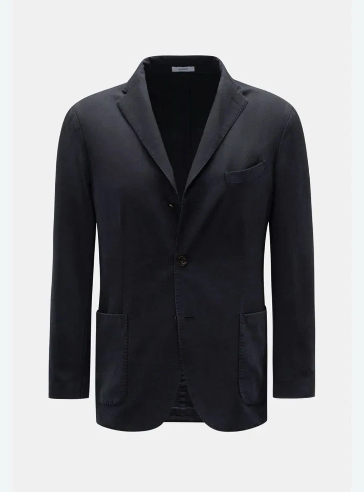 Chaqueta Boglioli Inteligente Informal Negra Tejida Suave 100% Lana K Talla 56 (46 EE. UU.) $1600 Foto 1 de 4