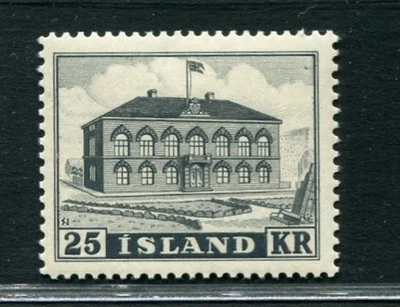 Iceland 1952 Altinget Parliament Building MNH OG aXF A1193 - Image 1 of 4