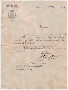 Guerre de Vendée. Centenaire de la Défense de Nantes contre les Vendéens. 1893 - Photo 1/1