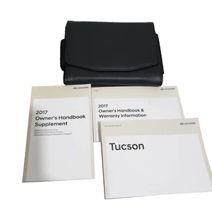 Hyundai Tucson 2017 OEM Ower's Manual Set w Black Factory Case - Picture 1 of 13