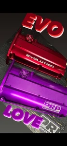 Prp Billet Valve Cover Evo 9 Mivec Aluminum  Purple Anodized - Picture 1 of 1