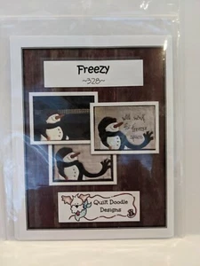 Freezy Mug Rugs Pattern 328 Snowman Quilt Doodle Designs Snowmen Winter 8 x 10" - Picture 1 of 2