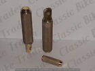 BRASS HARLEY CHOPPER OLD SCHOOL KNURLED FOOT PEGS with Toe Peg