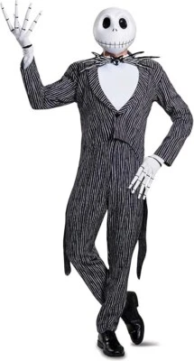 Disguise Men's Plus Size Jack Skellington Prestige Adult Costume XXL New - Image 1 of 2