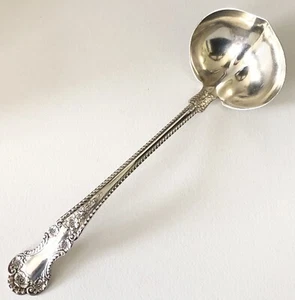 1889 GORHAM CAMBRIDGE STERLING 11” SOUP LADLE Early Hallmarks No Monograms CRISP - Picture 1 of 7