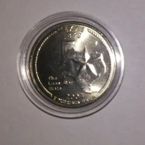 Texas - 2004 - P Mint - State Quarter ( Uncirculated ) + Coin Capsule! - Picture 1 of 2