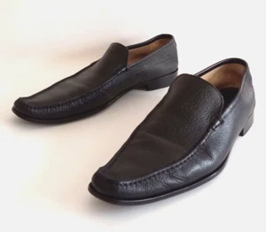 Coach Dustin Italy Men's Size 13 D Black Leather Loafer Slip On Dress Shoes - Picture 1 of 14