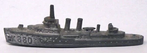Tootsietoy 1930's K880 DESTROYER boat diecast original - Picture 1 of 5