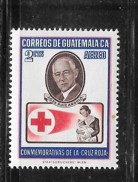 GUATEMALA SC# C220 1958 RED CROSS AIR MAIL MNH OLD VINTAGE STAMP - Image 1 of 1
