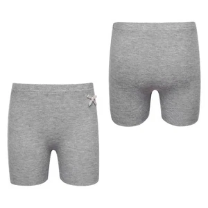 Ribbed Kids Girls Shorts Solid Color Kids Girls Underwear Elastic Waistband - Picture 1 of 47