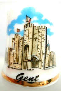Dé à coudre Thimble - BELGIQUE - GENT GRAVENSTEEN GAND - Bild 1 von 1