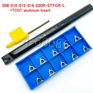 Lathe Turn Tool Boring Bar Holder S20R-STFCR11+TCGT110204-AK aluminum Insert - Picture 1 of 10
