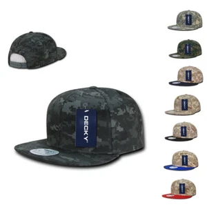 Gorras DECKY Army Camuflaje 100 % algodón retro pico plano 6 paneles a presión - Imagen 1 de 24