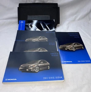 2011 Honda Civic Sedan Owner Manual Hand Guide With Case Oem - Bild 1 von 9