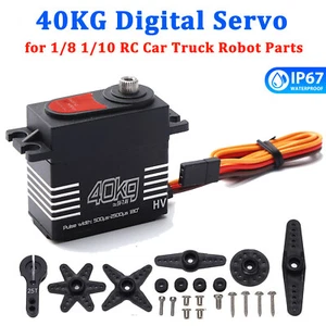40KG RC Digital Servo Metal Gear Waterproof High Torque for 1/8 1/10 RC Car T1L4 - Picture 1 of 12