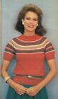 Rings of Color Short Sleeve Sweater Knitting Pattern Instructions