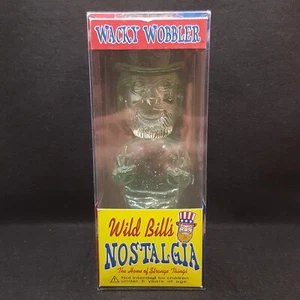 FUNKO WILD BILLS NOSTALGIA WILD BILL BLUE POLYSTONE WACKY WOBBBLER BOBBLE HEAD - Picture 1 of 9