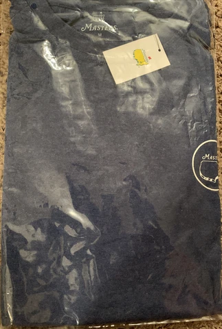 2021 Masters Concessions M Navy T-Shirt Augusta National Golf Club NEW Cover