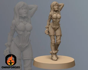 Cyberpunk Miniature Mini Hanasha Rae Netglider 2077 Psycho Cyborg Papsikels - Picture 1 of 2