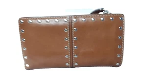 Michael Kors Astor Leather Wallet Cognac Brown Vintage  - Picture 1 of 10