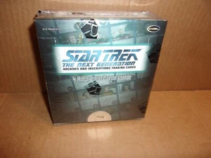 Star Trek Next Generation Archives & Inscriptions Box 4 Autographs Rittenhouse - Picture 1 of 3