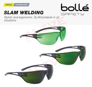 Bolle SLAM Gafas de seguridad de soldadura Gafas para rectificar soldadura fuerte oxicorte - Imagen 1 de 5