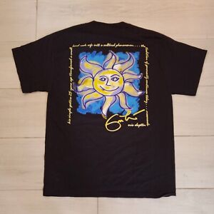 DS Vintage Hard Rock Cafe Shirt Mens Med Black Las Vegas Eric Clapton Guitar Sun