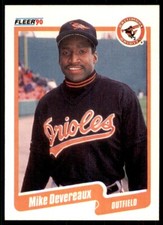 1990 Fleer Mike Devereaux Baseball Cards #175