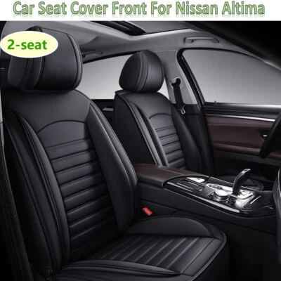 3D Leather Seat Covers Full Set Front Rear For Nissan Altima Navara Pathfinder - image 1 of 4