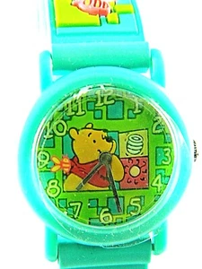 WINNIE THE  POOH KIDS WATCH  SEA GREEN -DISNEY LOT BOX 137 - Picture 1 of 6