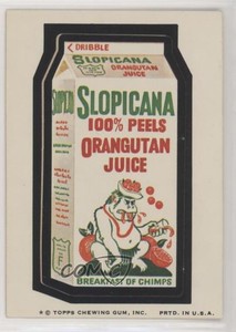 1974 Topps Wacky Packages Series 7 Slopicana z6d