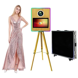 Portable Camera Photo Booth with 15.6 inch Touch Screen Selfie DSLR Photo Booth - Picture 1 of 7