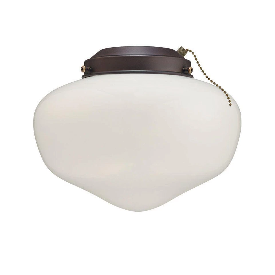 Westinghouse Ceiling Fan Light KIT Schoolhouse Glass Shade Oil Rubbed Bronze - Image 1 of 1