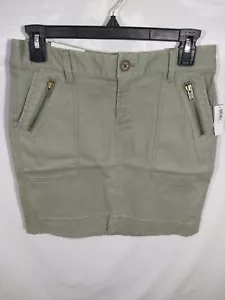 Old Navy Womens Skirt Stretch Cargo Pockets Surplus Army Green Bottoms Size 4 - Picture 1 of 11